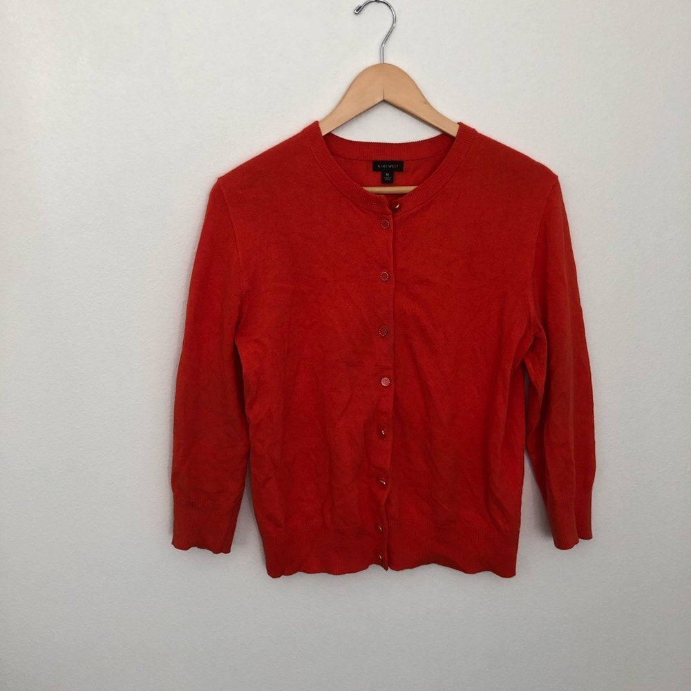 Nine West Orange Sweater